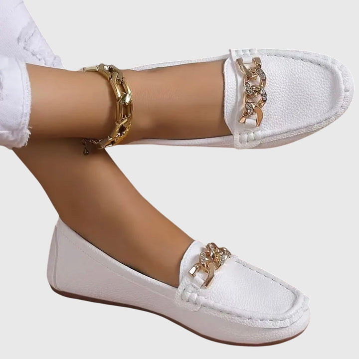 Eden - Mocassins à Boucle en Diamant Épuré