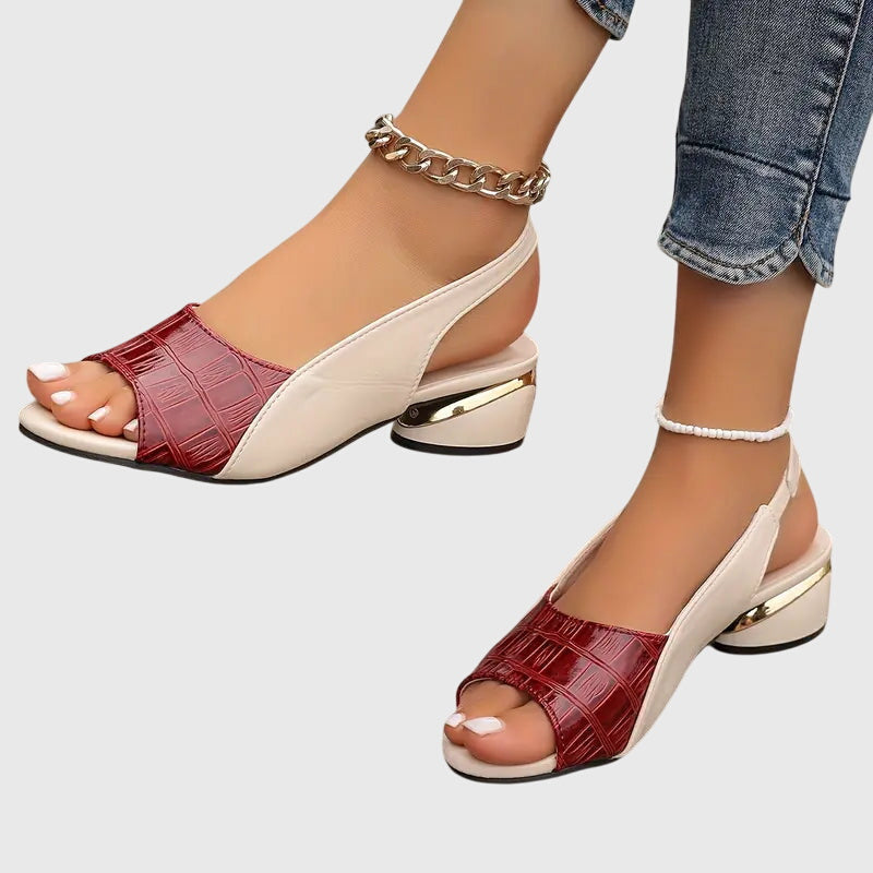 Whitney™ | Élégantes Sandales en Cuir