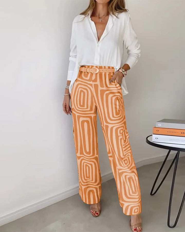 Lysa - Ensemble Élégant et Confortable (Ceinture Incluse)