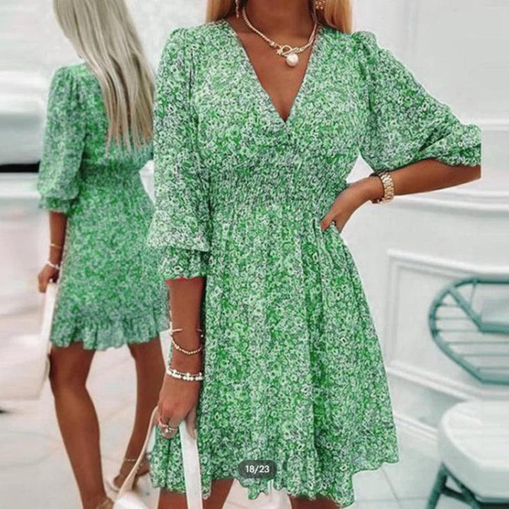 Sunna - Élégante Robe à Fleurs