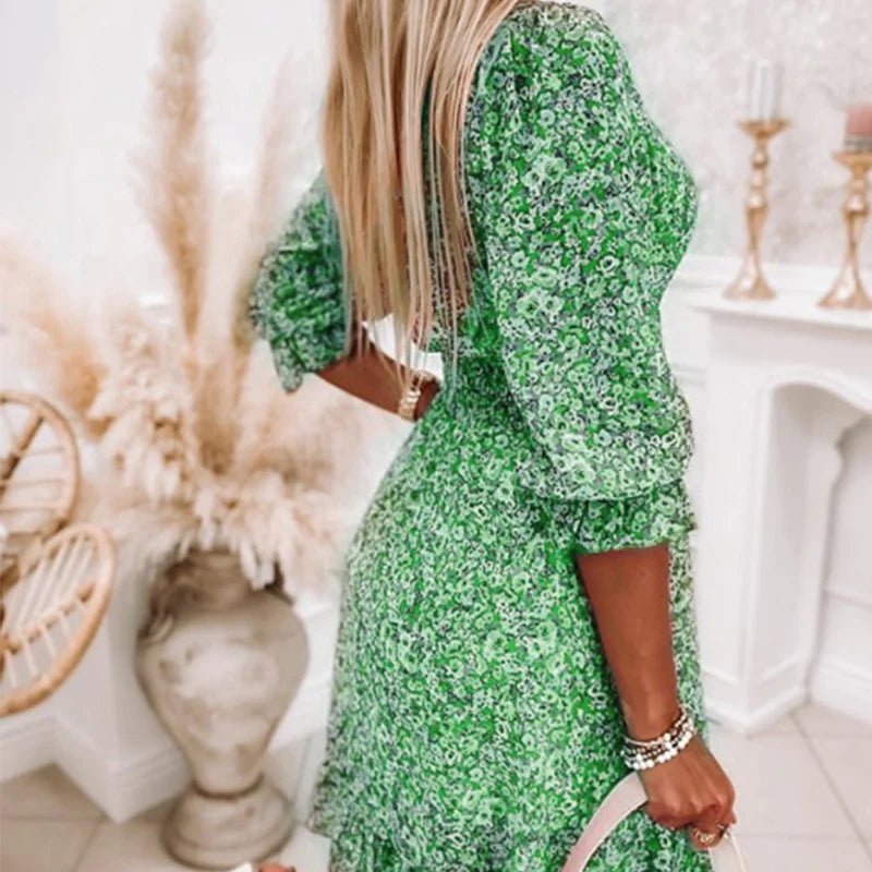 Sunna - Élégante Robe à Fleurs