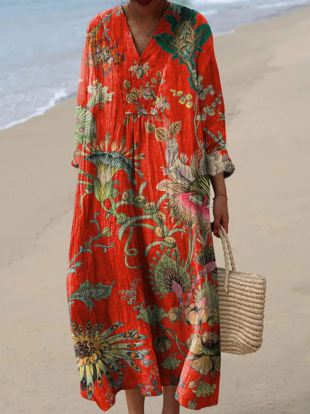 Serena | Robe d'été légère à manches longues