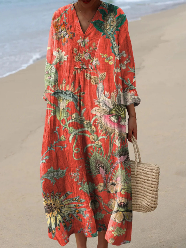 Serena | Robe d'été légère à manches longues