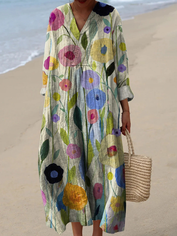 Elara | Robe d'été légère à manches longues