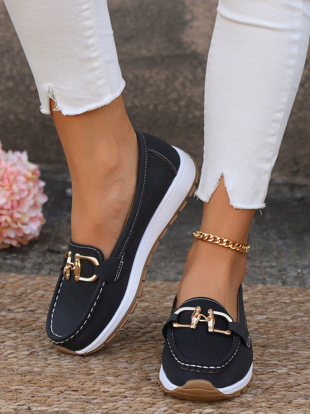 Elly – Mocassins Élégants à Boucle