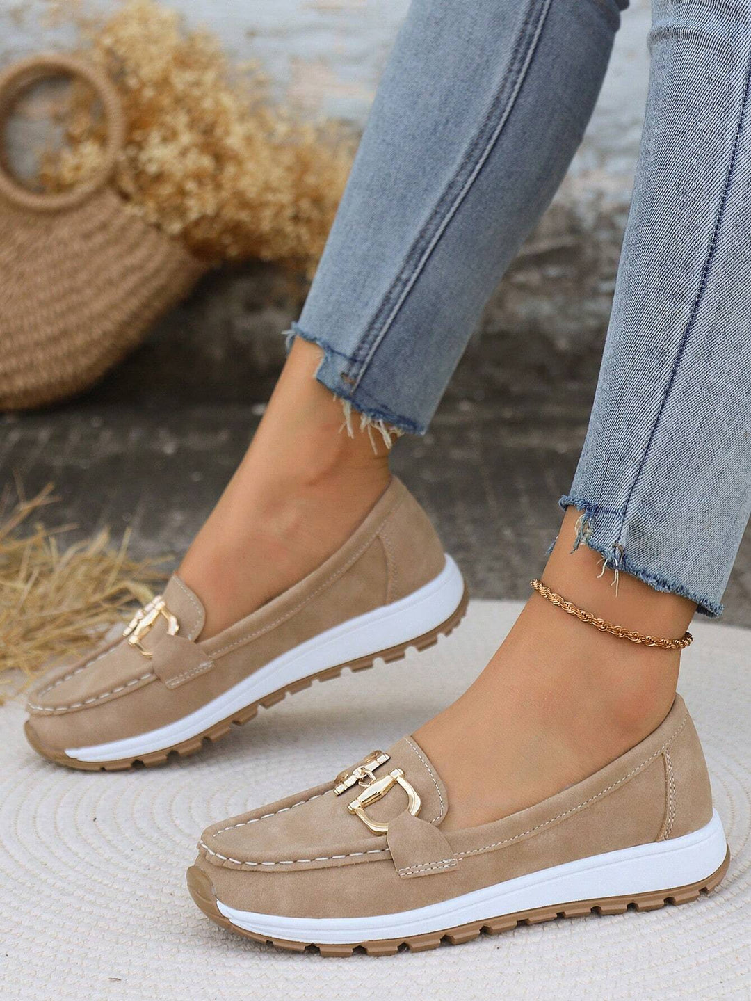 Elly – Mocassins Élégants à Boucle
