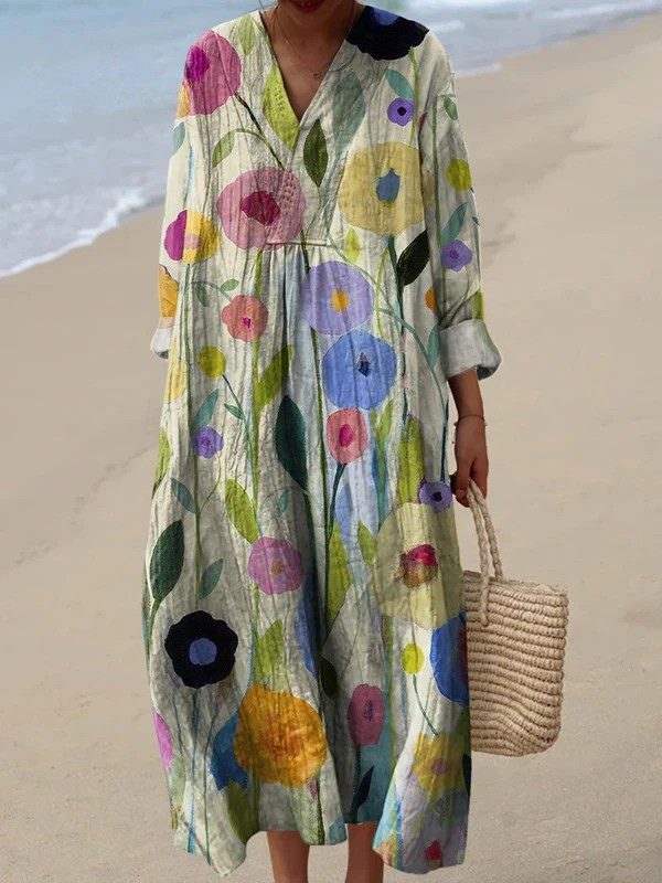 Elara | Robe d'été légère à manches longues