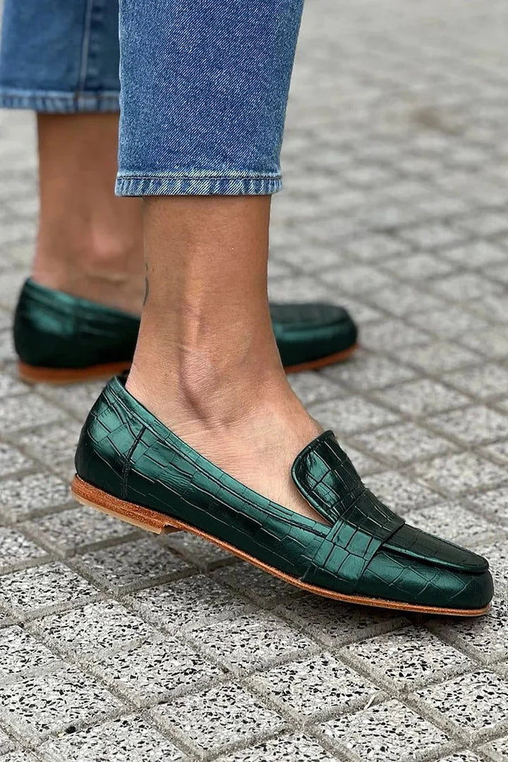 Giselle | Mocassins effet crocodile