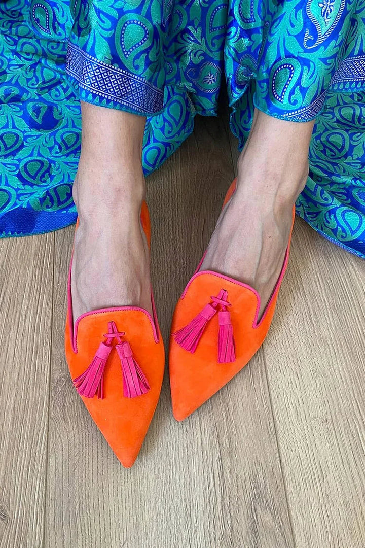 Amelie | Mocassins Élégants avec Franges