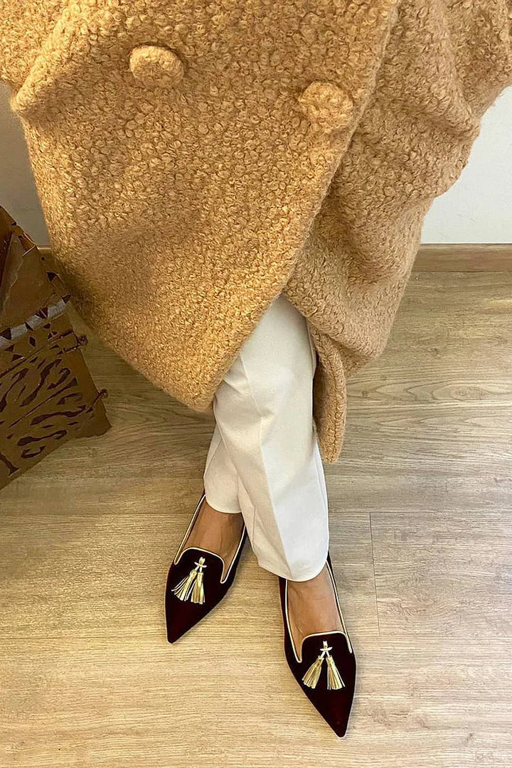 Amelie | Mocassins Élégants avec Franges
