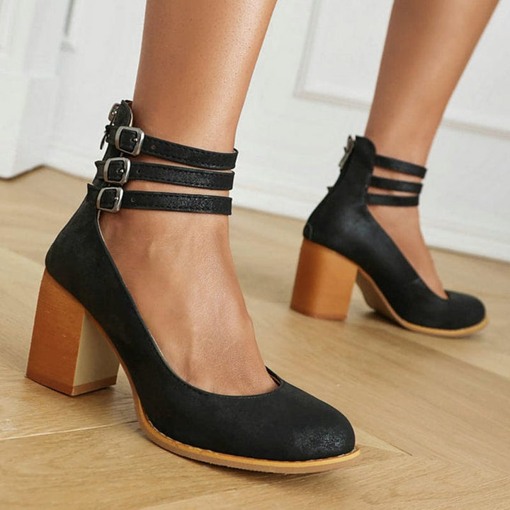 Ariana | Escarpins à triple boucle
