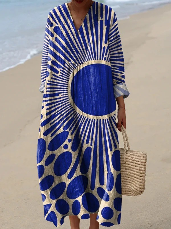 Nadine | Robe d'été légère à manches longues