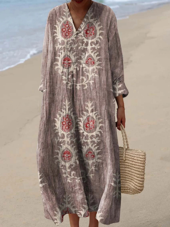 Karina | Robe d'été légère à manches longues