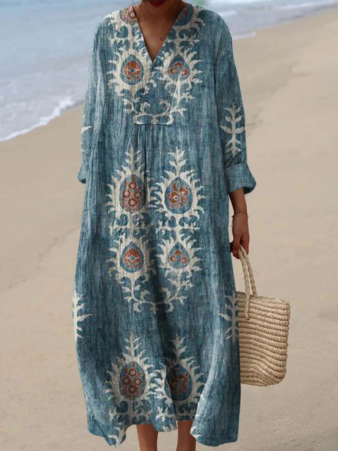Karina | Robe d'été légère à manches longues