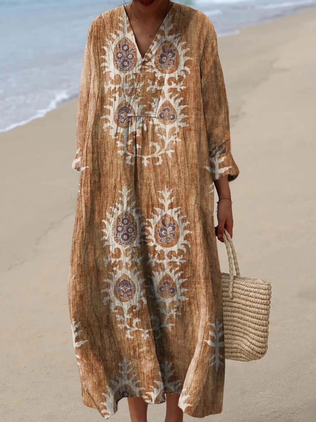 Karina | Robe d'été légère à manches longues