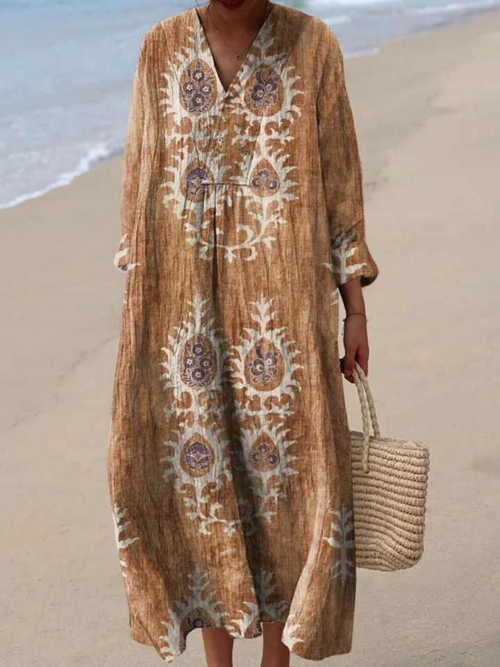 Karina | Robe d'été légère à manches longues
