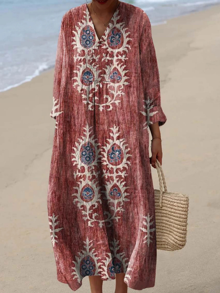 Karina | Robe d'été légère à manches longues