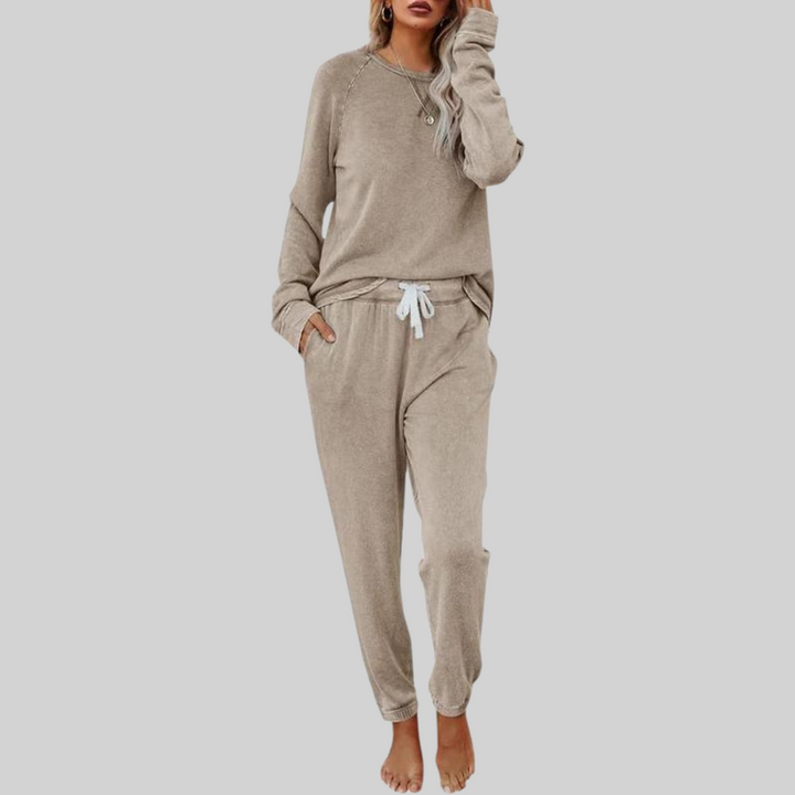 JOCELYN™ - Ensemble décontracté à manches longues avec pantalon de jogging