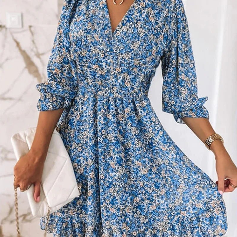 Sunna - Élégante Robe à Fleurs