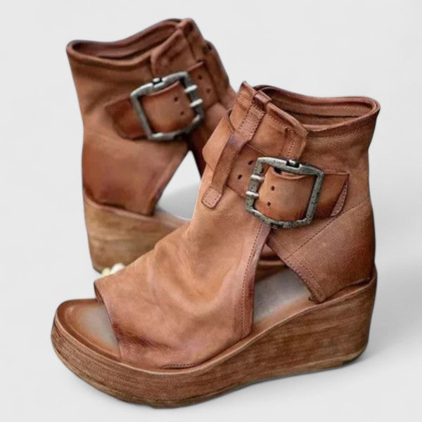 Jess | Sandales Orthopédiques à Talon Compensé