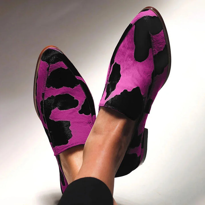 Alexandra | Mocassins à Motif Animal
