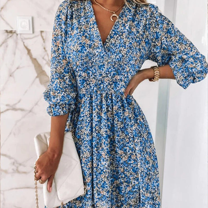 Sunna - Élégante Robe à Fleurs