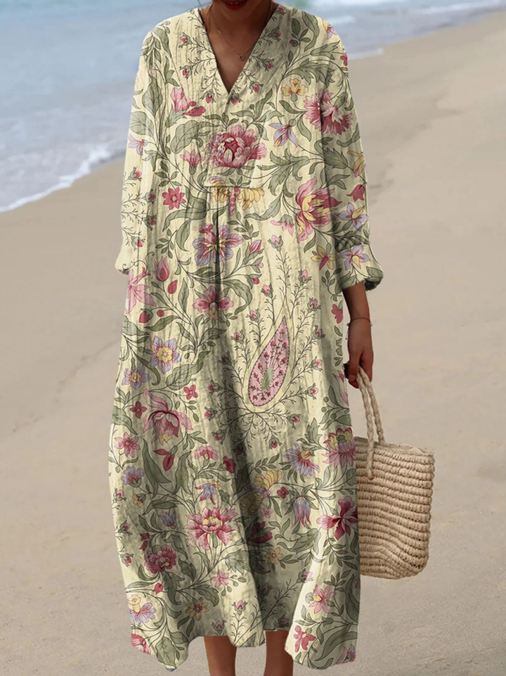 Soraya | Robe d'été légère à manches longues