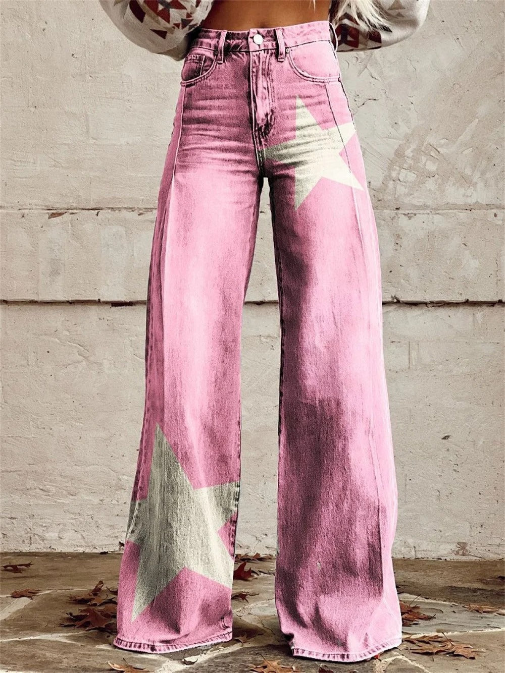 Mia™ - Pantalon Taille Haute Évasé