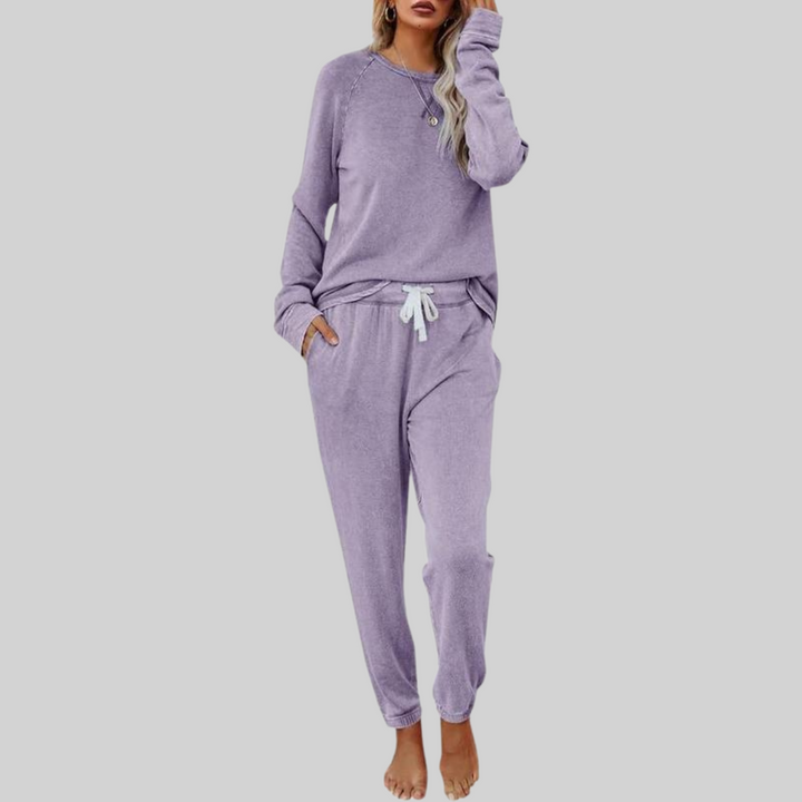 JOCELYN™ - Ensemble décontracté à manches longues avec pantalon de jogging
