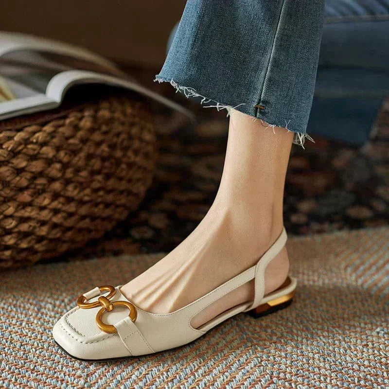 Mathilda | Chaussures à bride arrière de luxe