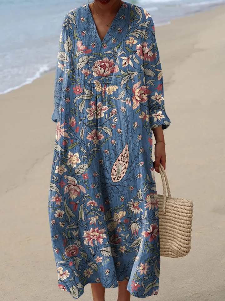 Soraya | Robe d'été légère à manches longues