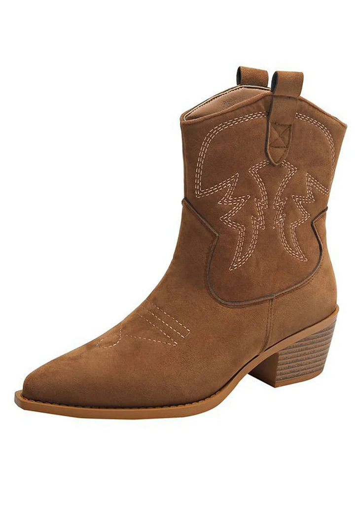 Ellie | Bottines Western à Talon Aiguille