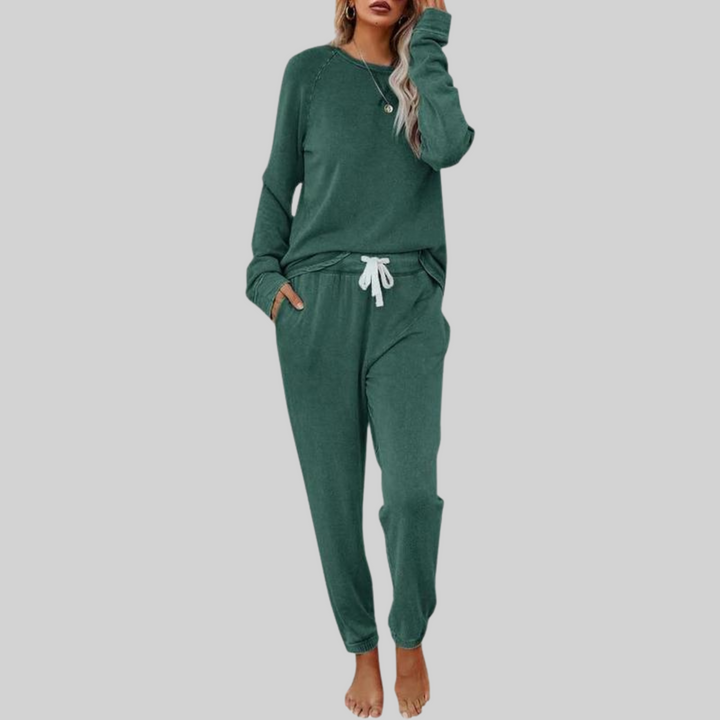 JOCELYN™ - Ensemble décontracté à manches longues avec pantalon de jogging