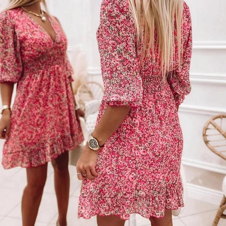 Sunna - Élégante Robe à Fleurs