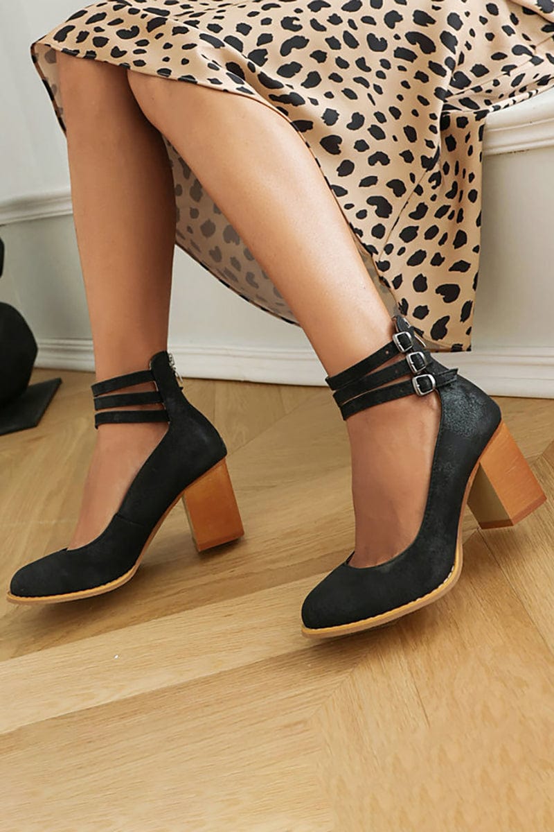 Ariana | Escarpins à triple boucle