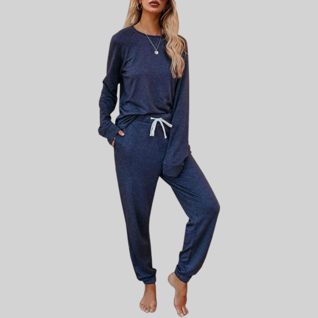 JOCELYN™ - Ensemble décontracté à manches longues avec pantalon de jogging
