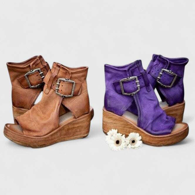 Jess | Sandales Orthopédiques à Talon Compensé