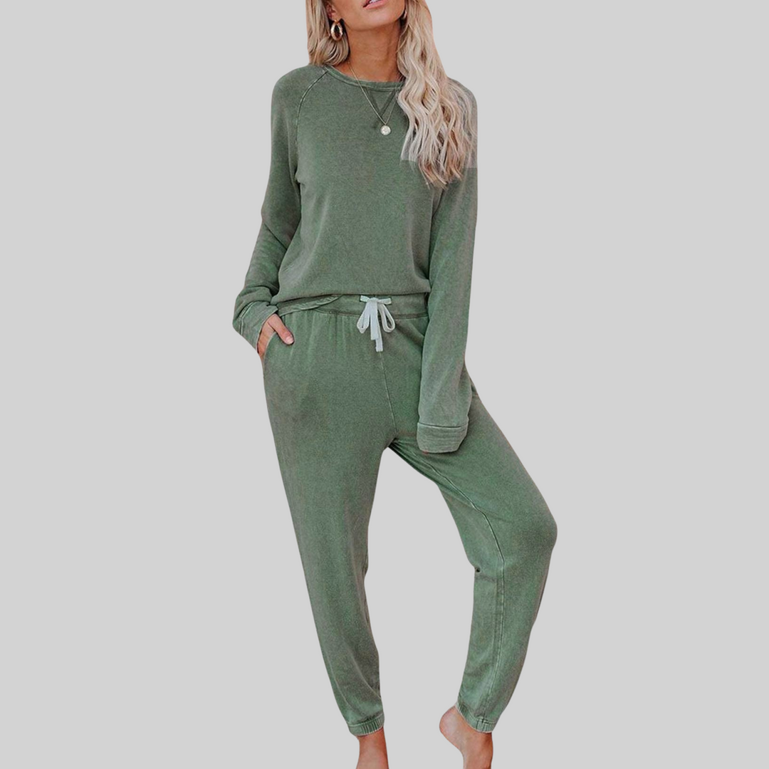 JOCELYN™ - Ensemble décontracté à manches longues avec pantalon de jogging