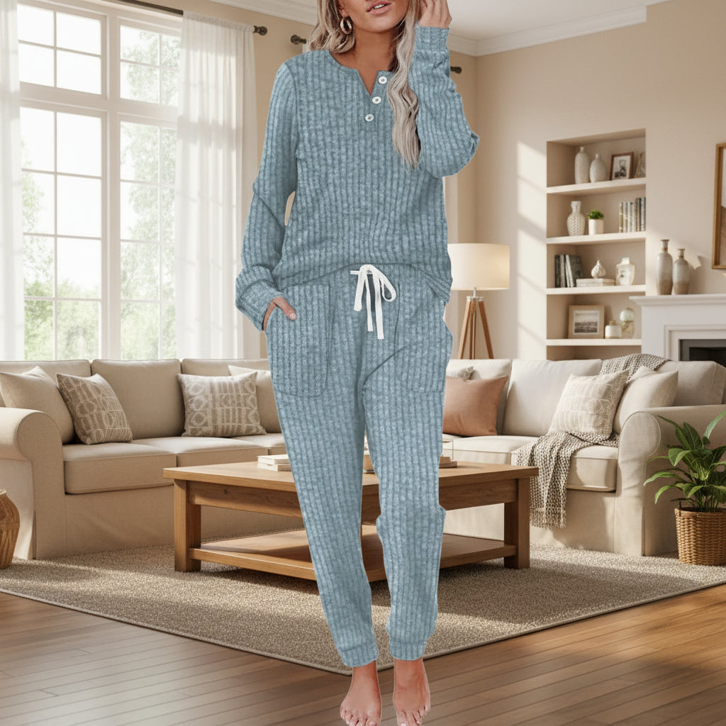 Brenda – Ensemble Douillet de Loungewear en Deux Pièces