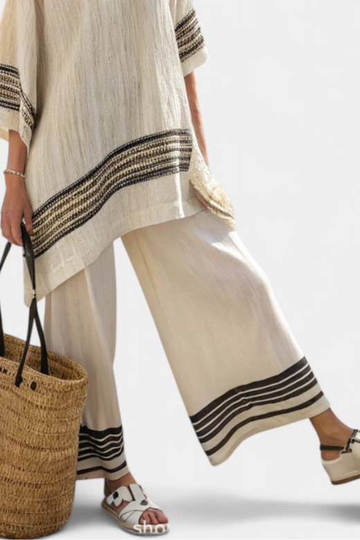 Hélène | Ensemble en lin naturel et confortable