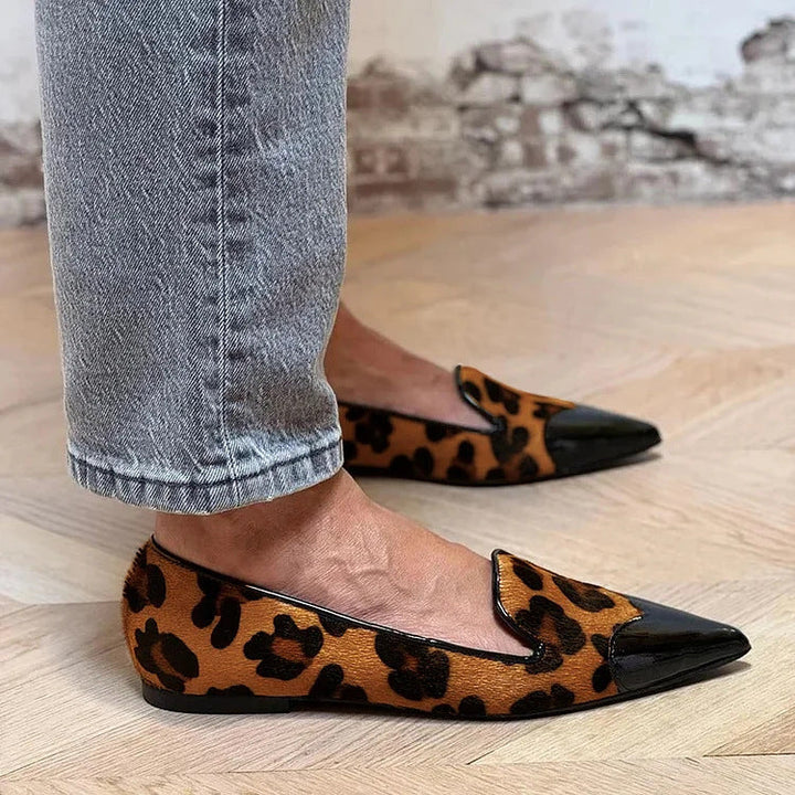 Erin | Élégantes Ballerines à Motif Animal
