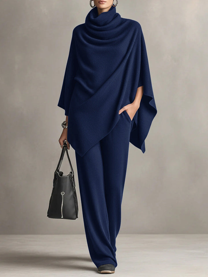 Seraphine™ | Élégant Ensemble Drapé à Deux Pièces
