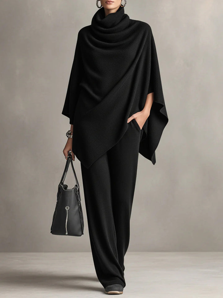 Seraphine™ | Élégant Ensemble Drapé à Deux Pièces
