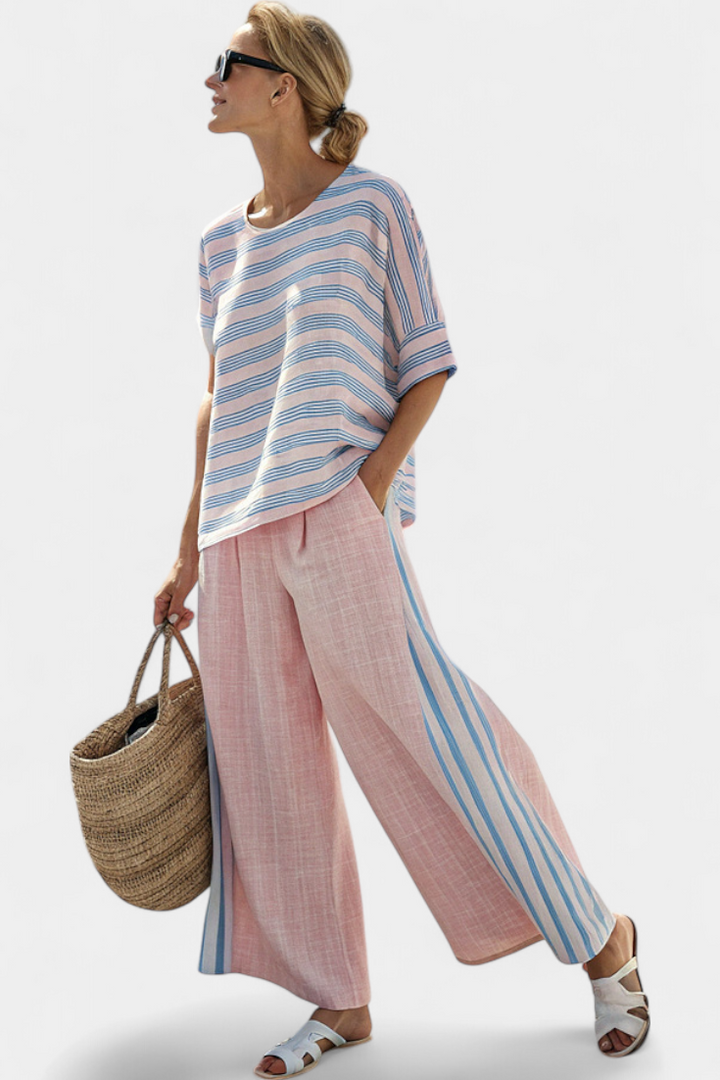 Virella | Ensemble en lin doux pastel