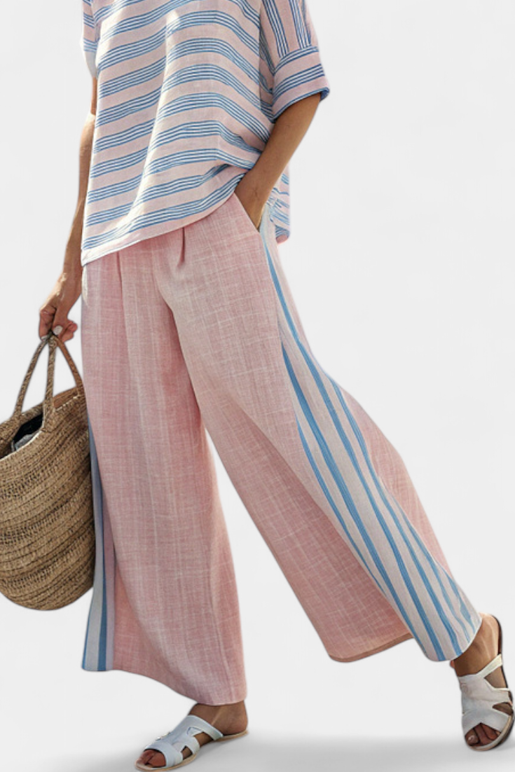 Virella | Ensemble en lin doux pastel