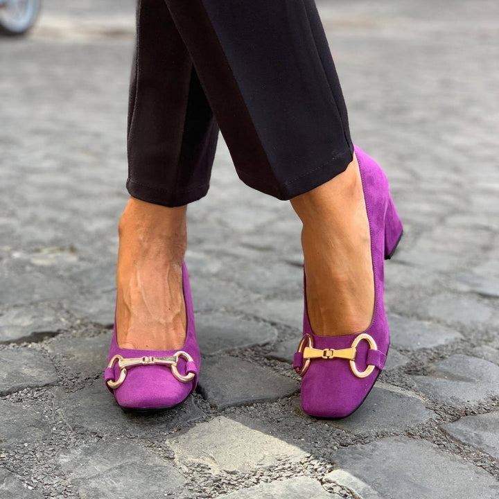 Charlotte | Élégants Escarpins avec Accent Doré