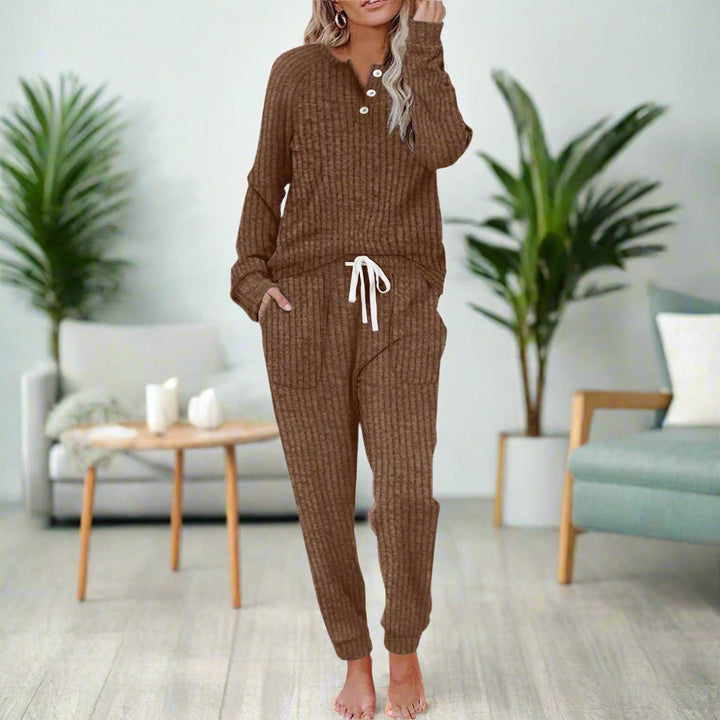 Brenda – Ensemble Douillet de Loungewear en Deux Pièces