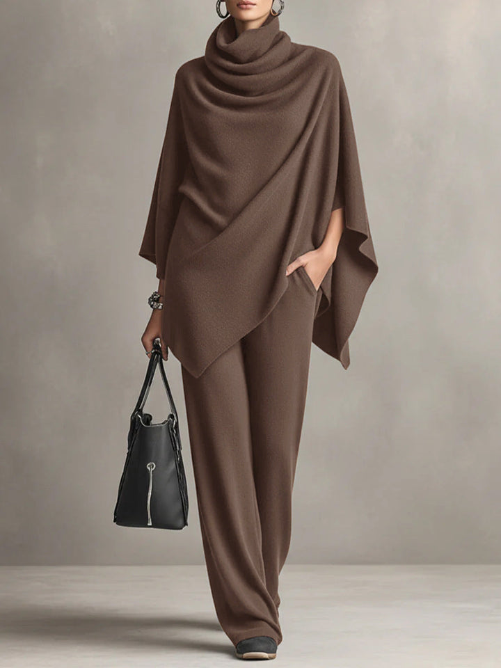 Seraphine™ | Élégant Ensemble Drapé à Deux Pièces