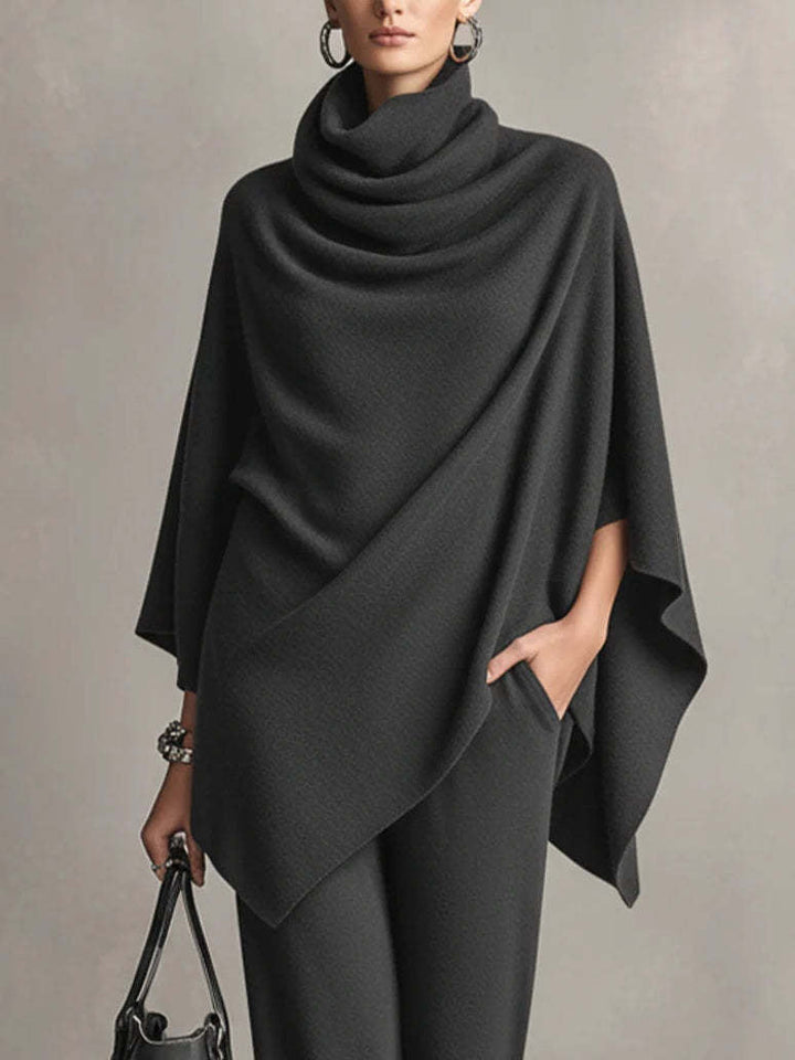 Seraphine™ | Élégant Ensemble Drapé à Deux Pièces