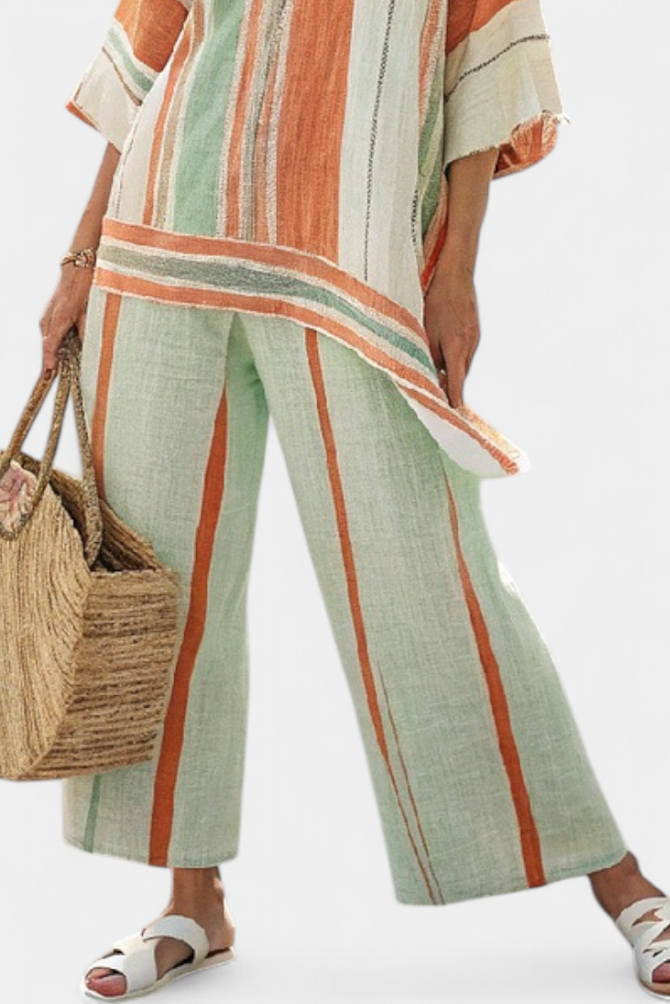 Bellmere | Ensemble élégant asymétrique en lin